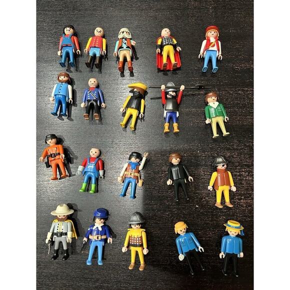 GROS LOT DE 96 Playmobil Anciens 1974 Geobra, Hommes Et Femmes EUR 50,00 - FR